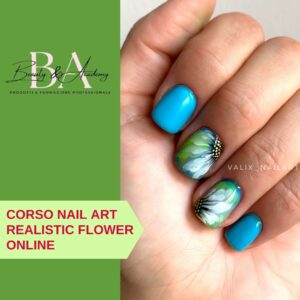 Corso Nail Art Realistic Flower Online