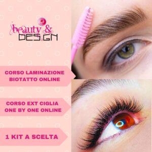 Corsi Ext. Ciglia One By One e Lam Sopracciglia Online 1 Kit