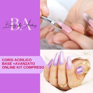 Corsi Acrilico Base e Avanzato Online Kit Compreso