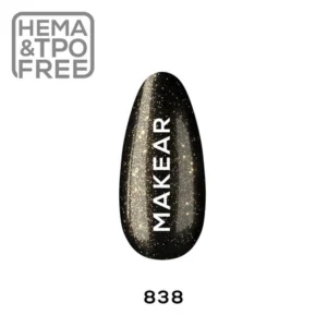Gel Color UV&LED 838 Glitter Makear 8ml
