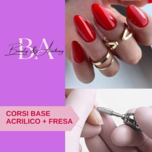 Corsi Acrilico Base e Utilizzo Fresa Online