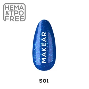 Gel Color UV&LED S01 Glitter Makear 8ml