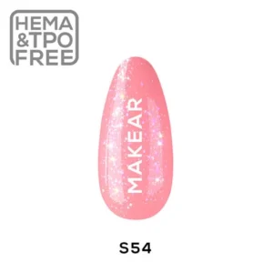 Gel Color UV&LED S54 Glitter Makear 8ml