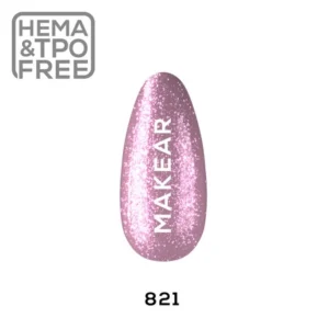 Gel Color UV&LED 821 Glitter Makear 8ml