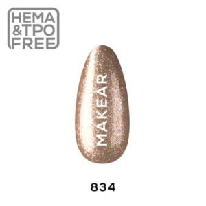 Gel Color UV&LED 834 Glitter Makear 8ml