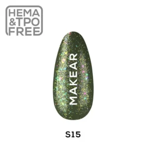 Gel Color UV&LED S15 Glitter Makear 8ml