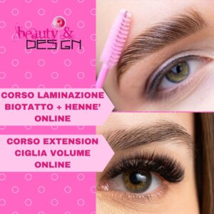 Corsi Ext. Ciglia Volume e Laminazione Sopracciglia Online