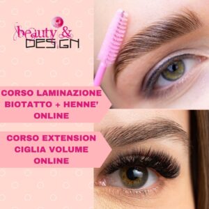 Corsi Ext. Ciglia Volume e Laminazione Sopracciglia Online