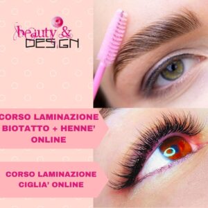 Corsi Ext. Ciglia Volume e Laminazione Sopracciglia Online