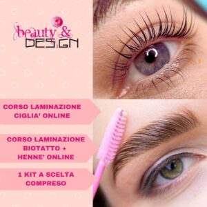 Corsi Laminazione Ciglia e laminazione Sopracciglia Online 1 kit Compreso