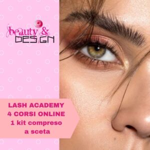 Lash Academy 4 Corsi Online 1 kit Compreso a Scelta