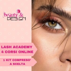 Lash Academy 4 Corsi Online 1 kit Compreso a Scelta