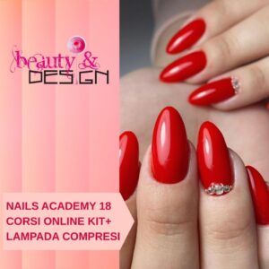 Nails Academy 18 Corsi Online kit e Lampada compresi
