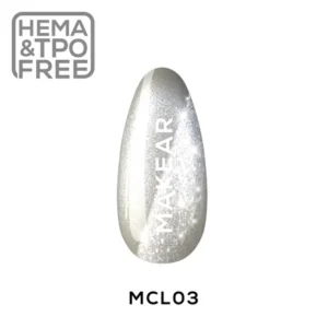 Gel Color UV&LED MCL03 Silver Purr Makear 8ml