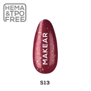 Gel Color UV&LED S13 Glitter Makear 8ml