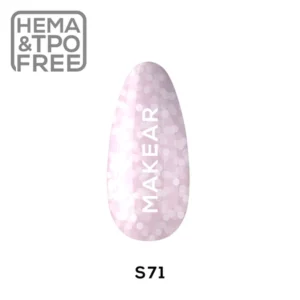 Gel Color UV&LED S71 Glitter Makear 8ml