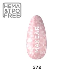 Gel Color UV&LED S72 Glitter Makear 8ml